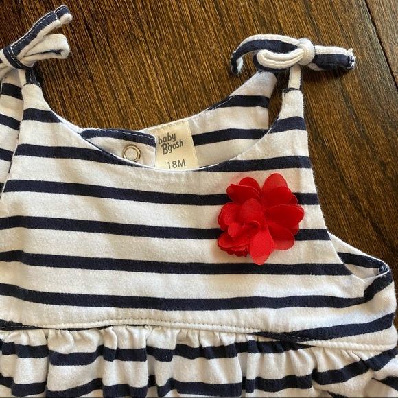 Oshkosh 18M Red, White, & Blue Striped Dress - Picture 2 of 3